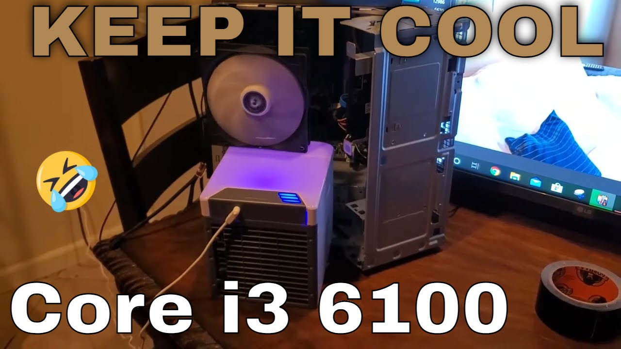 Dell Intel Core i3 6100 CPU thermal challenge | new thermal paste