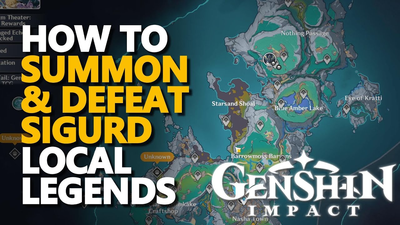 How to summon and Defeat Sigurd Local Legends Genshin Impact Nod-Krai