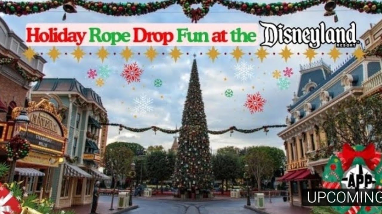 Live: Holiday Rope Drop Fun at the Disneyland Resort - YouTube