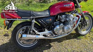 AWESOME SOUND  6 into 2 Kerker exhaust on a 1979 Honda CBX1000