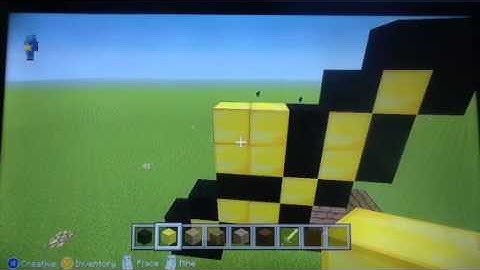 Minecraft guide: how to make a golden sword statue