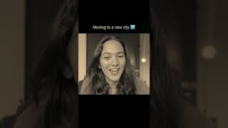 Moving to a new city...🏙️ #alone #shorts #feeling #emotions #ytshorts #sad #trueline #yt #trending