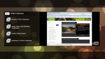 Sliding Catalog with HTML5 Video Player