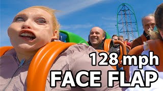 What Happens to Your Face on America's Fastest Roller Coaster  Kingda Ka, Six Flags Great Adventure