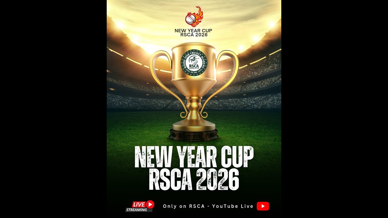 NEW YEAR CUP RSCA 2026 || U-15 || RISING STAR CRICKET ACADEMY || BANGALORE || DAY-3 || MATCH-4 ||