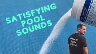 Satisfying pool sounds.