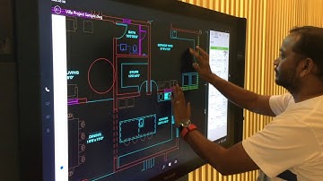 Demo of @AutoCAD mobile app on a Surface Hub