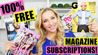 How to Score 100% Completely FREE Magazine Subscriptions!🙌