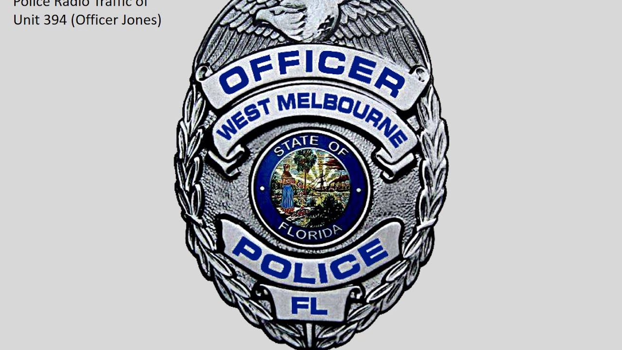 West Melbourne Police Department Press Release 12/12/17 Police Radio Traffic policella