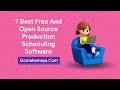 7 best free and open source production scheduling software