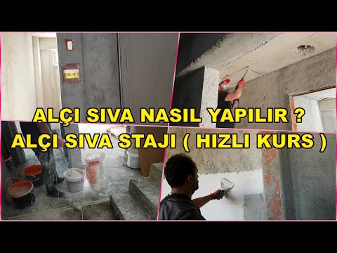 #SIVA #ALÇI ( KABA #ALÇI ) AŞAMALARI NEDİR ? / SIVA ALÇI YAPILIRKEN NELERE DİKKAT EDİLİR ?