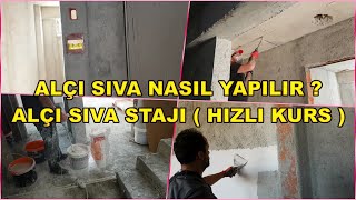 #SIVA #ALÇI ( KABA #ALÇI ) AŞAMALARI NEDİR ? / SIVA ALÇI YAPILIRKEN NELERE DİKKAT EDİLİR ?