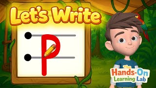 βοΈ Quick Write β Lowercase P, Writing the Letter p #handwriting #handwritingpractice