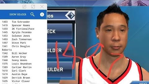CYBERFACE ID FOR FACE UP PART 1-NBA 2K ANDRIOD