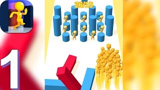 Party Race 3D Crowd Run - Gameplay Walkthrough Part 1 (Android) screenshot 1