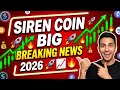 SIREN TOKEN SHOWING UP SIDE MOVE 👆 | SIREN CON NEW UPDATE | SIREN CRYPTO NEWS TODAY