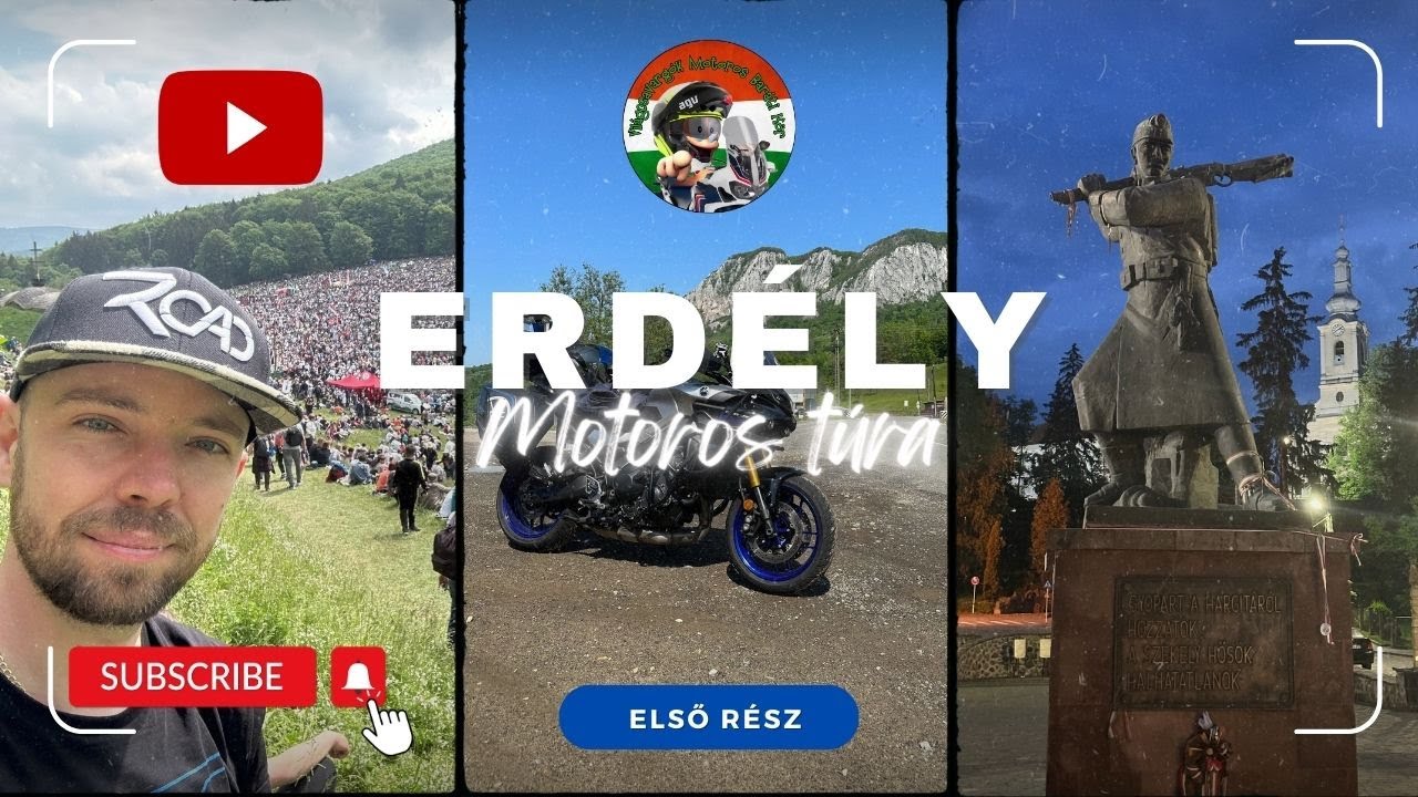 Végre eljutottunk a Csíksomlyói búcsúba! Erdélyi motoros túra 2023 1/2