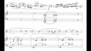 André Jolivet - Cabrioles for Flute and Piano (1953) [Score-Video]