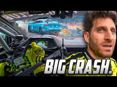 Massive Crash In Spa - My Life Flashed Before My Eyes - Gt4 Euro Series Spa Race 2