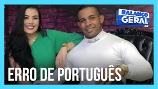 Casal discute por erro de português e conversa viraliza