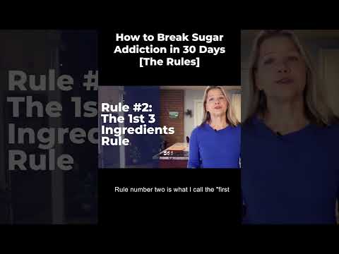 Break Sugar Addiction in 30 Days - Rules 1 & 2 #shorts