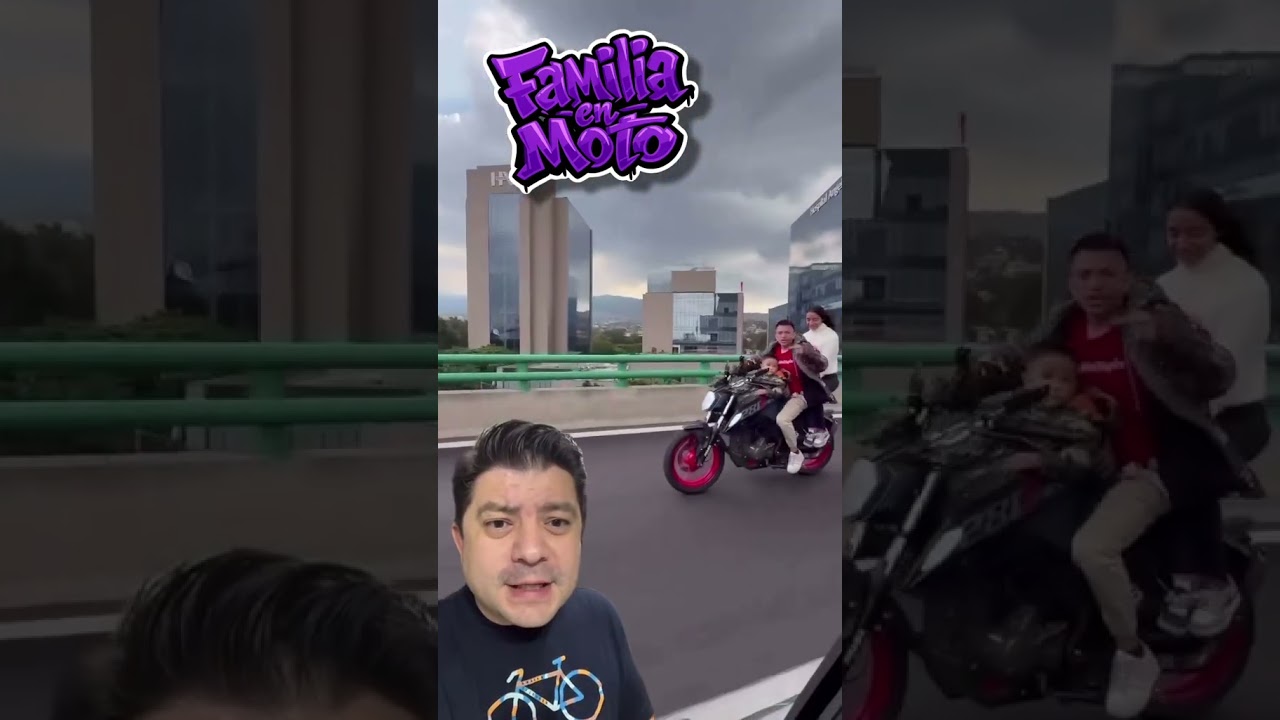 Peligro en moto 🦊 APRENDER A SER PADRES #aprendiendoaserpapa #serpadre #moto #padre #papá