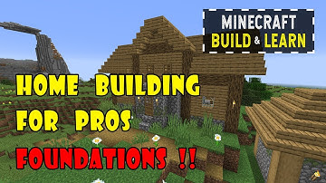How to Build a Foundation for a House in Minecraft - Episode 9