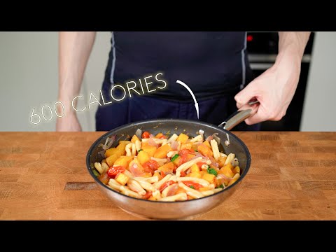 How to make Low Calorie Pasta with butternut squash Sauce - High Volume recipe