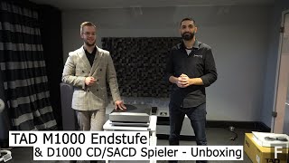 Tad M1000 Endstufe D1000Cdsacd Spieler Vorstufe - High End Audio Unboxing