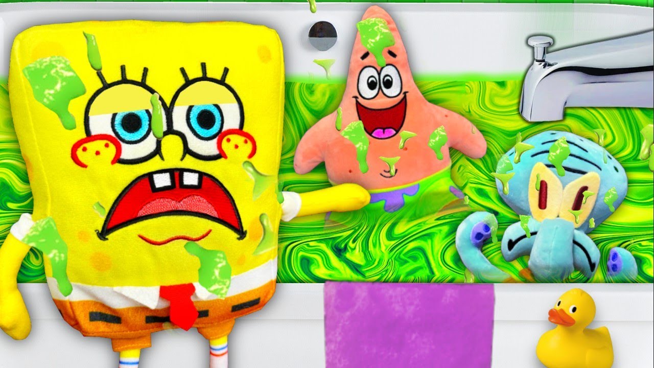The SLIME Bathtub! - Spongebob and Friends