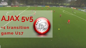 AJAX 5v5 1 transition game U17s