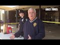 Upper Darby mayor Tom Miccozie talks about today's prescription drug dropoff at the high school.