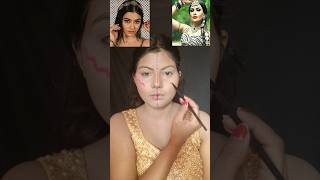 Aleya Ghosh🐍vs Pavitra Punia☠️ Makeup Recreated #naagmani #makeup #naagin #ytshorts