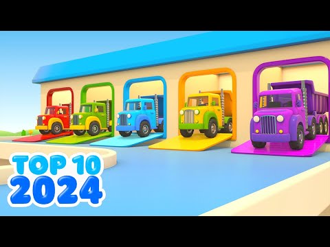 أفضل 10 حلقات من سيارات مساعدة حلقات كاملة من كارتون السيارات سيارات وشاحنات للأطفال 