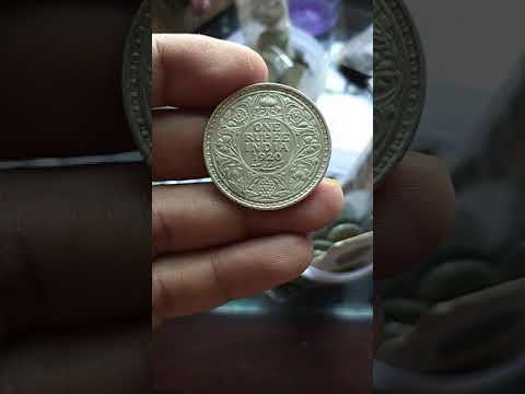 1920 One Rupee Silver British India Coin Information With Price #shorts