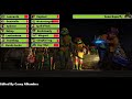 Teenage Mutant Ninja Turtles: Mutant Mayhem (2023) Final Battle with healhbars 1/2
