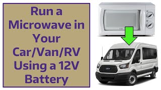 Car 12V/24V Small Microwave RV Converted Car Home Dual-use Outdoor