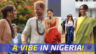 Prince Harry & Meghan’s first stop in Nigeria 💃🤣🇳🇬✨