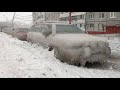 Frozen city! Unprecedented snowfall and frost in Vladivostok, Russia