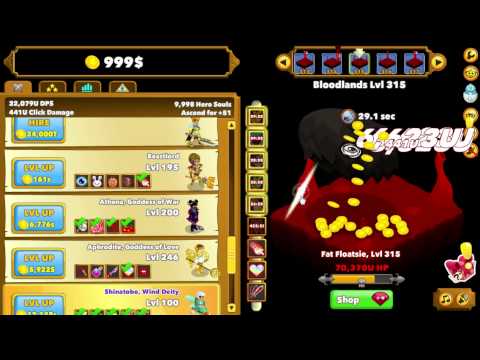 Clicker Heroes Gold Chart