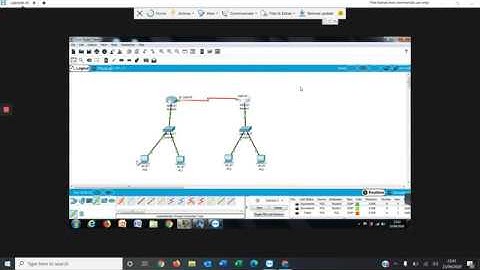 Connecting two Networks using packet tracer