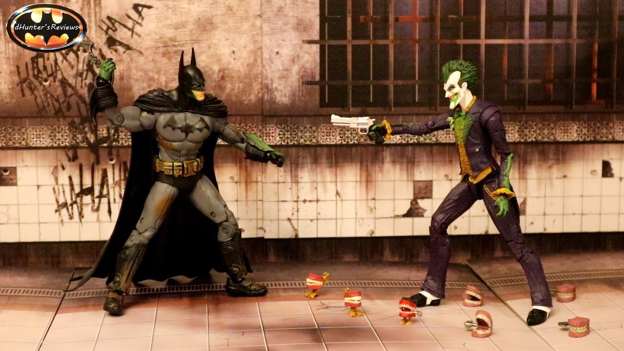 McFarlane DC Multiverse Arkham Asylum Titan & Muddy Batman & Joker 2 Pack Varian Gambar Ulasan