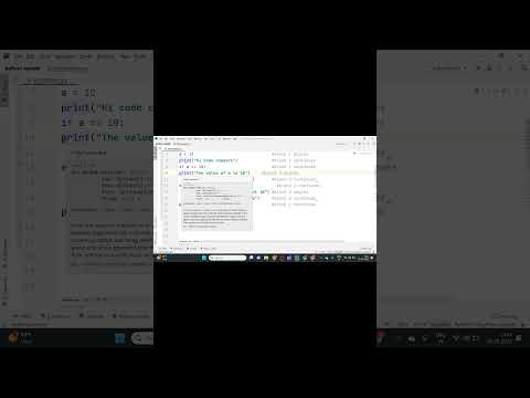 Indentation in python|#programming