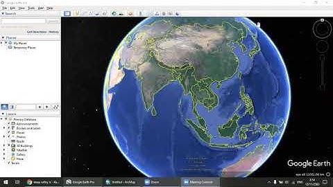 Georeferencing by using Google Earth Pro in ArcMap
