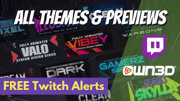 FREE Stream Alerts by OWN3D.TV - ALL THEMES AND PREVIEWS