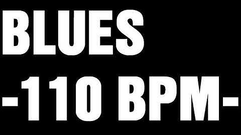 BLUES BASS TRACK FOR DRUM PRACTICE -110 BPM-