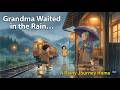 Rainy Train Ride to Grandma’s House ☔🏡Cozy Ghibli Style Family Journey #Cozy #RainyDay #TrainJourney