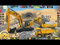 🚨 JCB City Road Construction Simulator 3D🚧 - Android Gameplay