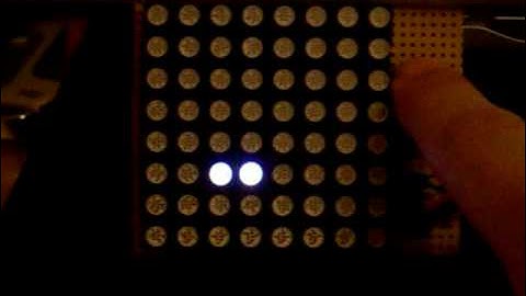 8x8 RGB matrix - 1st prototype - test