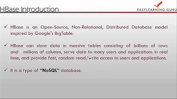 Apache HBASE | What is Apache HBase?